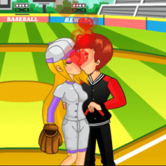Baseball Kissing