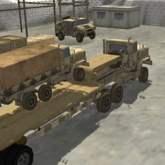 Transport Army Vehicle Truck Driving